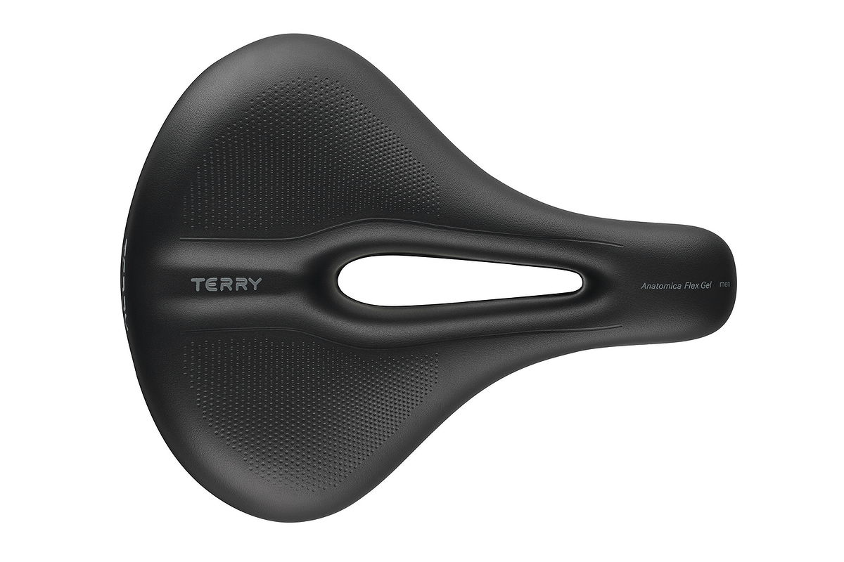 Terry City Sattel Anatomica Flex Gel Touring schwarz L266 x B220 mm / 655 g Herren