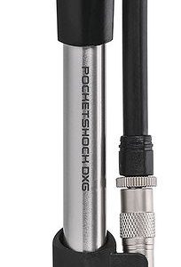 Topeak Dämpferpumpe Pocket Shock DXG silber/schwarz 24,8 bar / 360 PSI SB-Verpackung