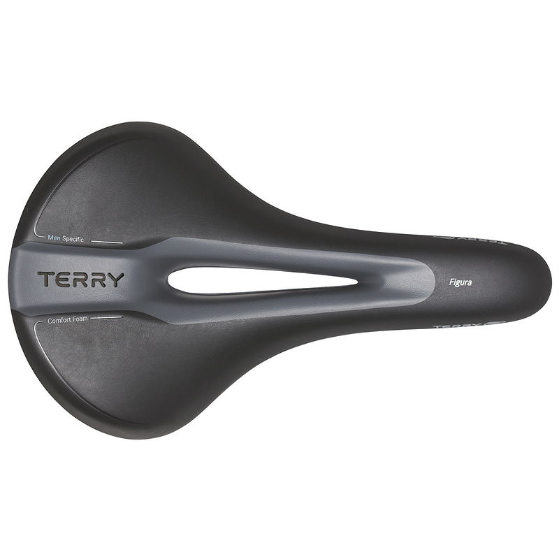 Terry Sport Sattel Figura Fitness schwarz L286 x B169 mm / 405 g Herren