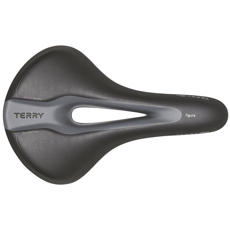 Terry Sport Sattel Figura Max Fitness schwarz L268 x B175 mm / 405 g Damen