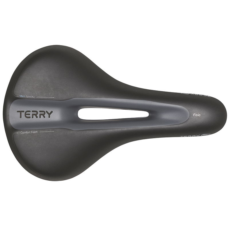 Terry Trekking Sattel Fisio Touring schwarz L276 x B172 mm / 490 g Herren