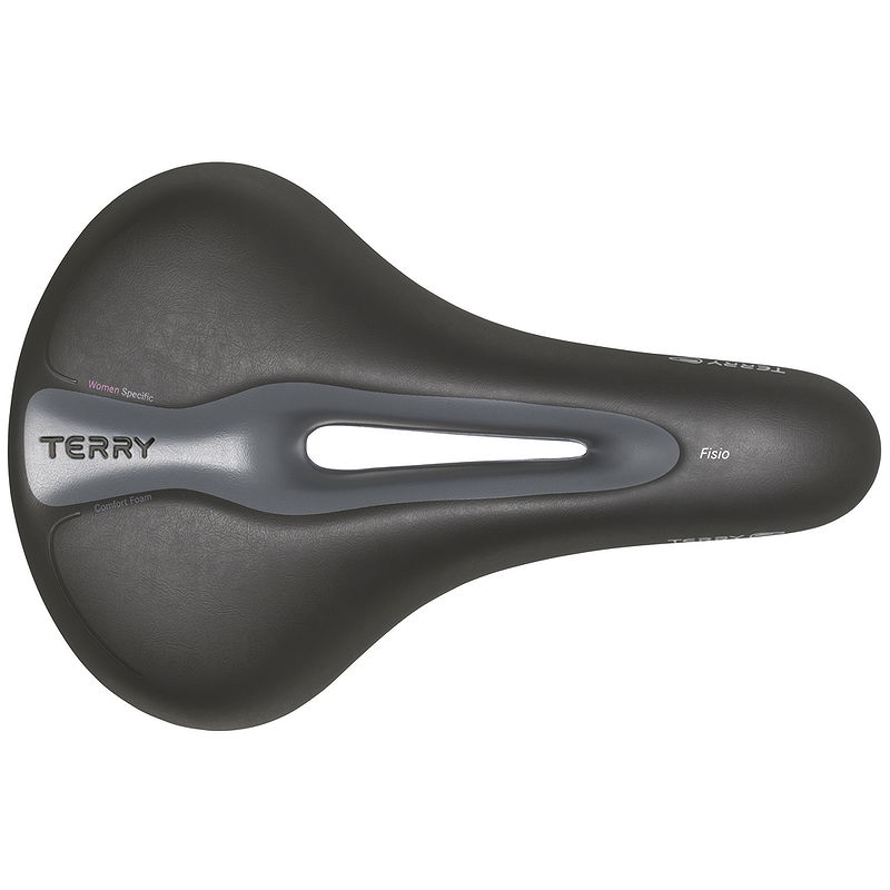 Terry Trekking Sattel Fisio Touring schwarz L260 x B173 mm / 485 g Damen