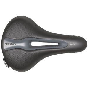 Terry Trekking Sattel Fisio Flex Gel Touring schwarz L265 x  B170 mm / 545 g Damen