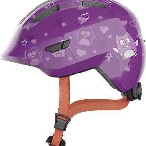 ABUS Kinderhelm Smiley 3.0 purple star S  45 – 50 cm