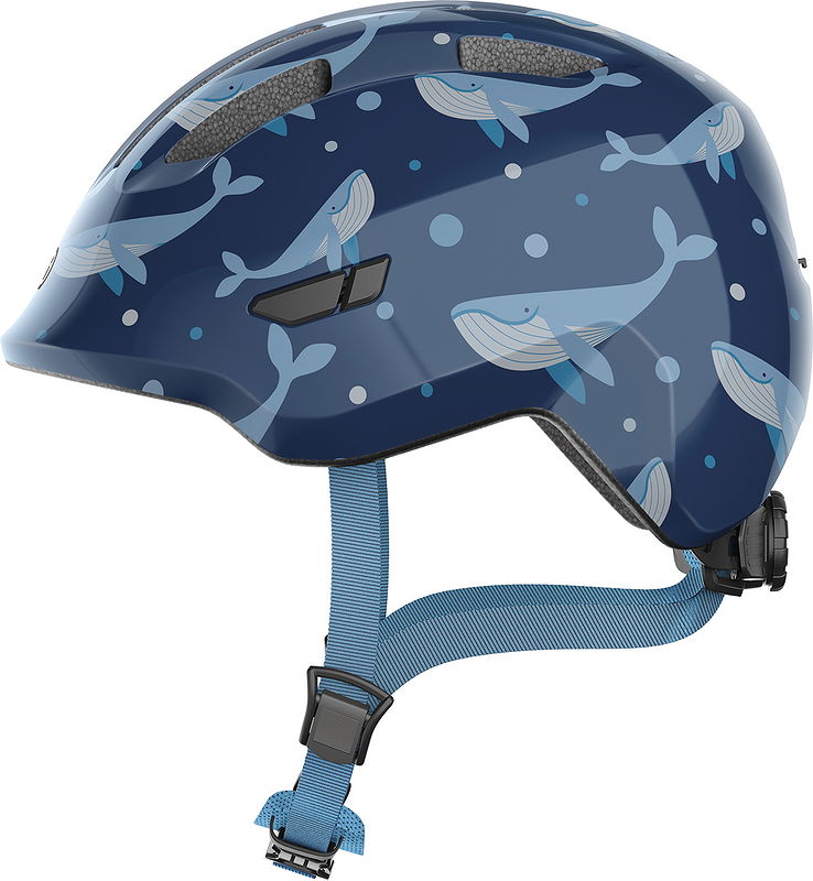 ABUS Kinderhelm Smiley 3.0 blue whale S 45 - 50 cm