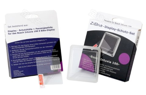 ZiBra Display Cover - Set für Bosch Intuvia 100 Display transparent