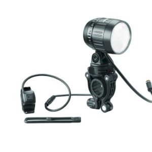 B&M LED-Scheinwerfer Akku LUMOTEC IQ-XM Speed schwarz eloxiert 170 Lux 168/35LA-01