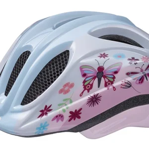 KED Kinderhelm Meggy II Trend Butterfly hellblau-rosa S/M (49 – 53 cm)