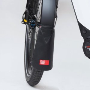 FAHRER Berlin Spritzschutz Latz E-Plus Snap Schutzblechbreite 70 – 90 mm schwarz