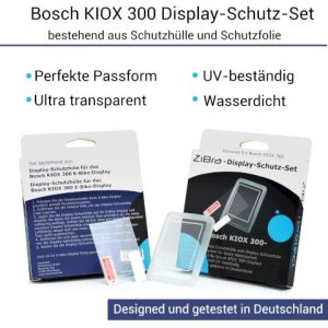 ZiBra Display Cover – Set für Bosch Kiox 300 transparent