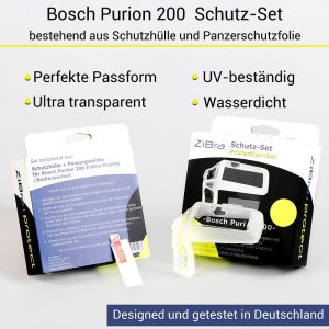 ZiBra Display Cover – Set für Bosch Purion 200 transparent