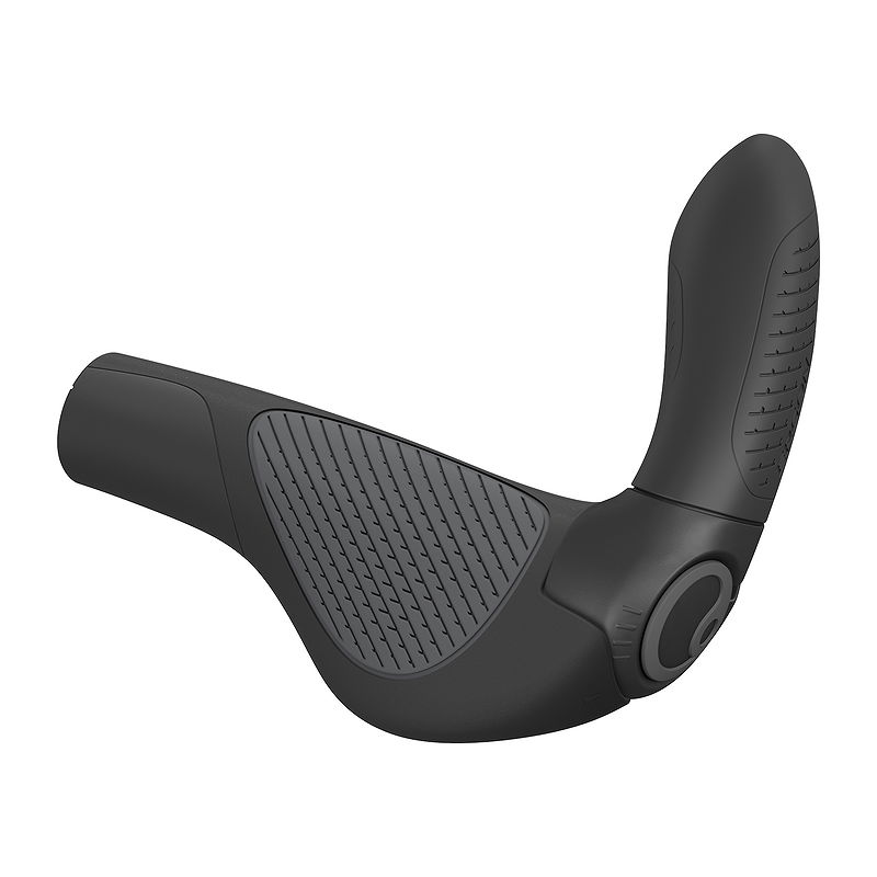 Ergon Lenkergriff GP4 Evo-S mit Bar Ends schwarz/grau Small lang/lang regular