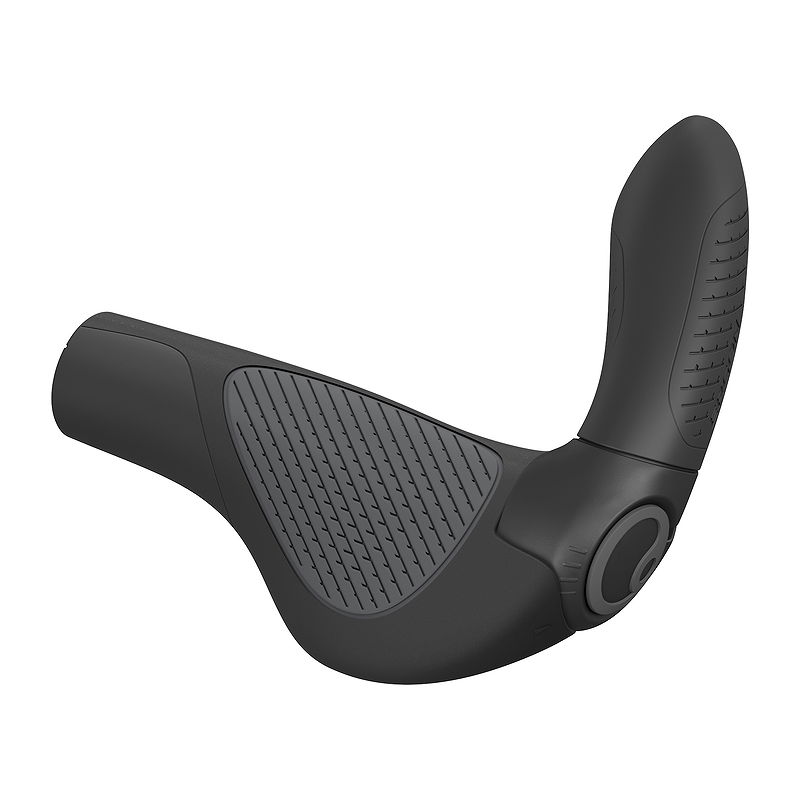 Ergon Lenkergriff GP4 Evo-L mit Bar Ends schwarz/grau Large lang/lang regular