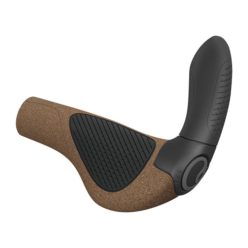 Ergon Lenkergriff GP4 Evo-L Bio Kork mit Bar Ends kork/schwarz Large lang/lang regular