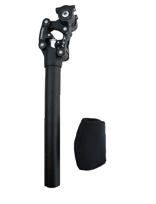 Suntour Federsattelstütze Parallelogramm SP25-NCX ca. 90-120 kg (hart) 31,6 mm schwarz 400 mm