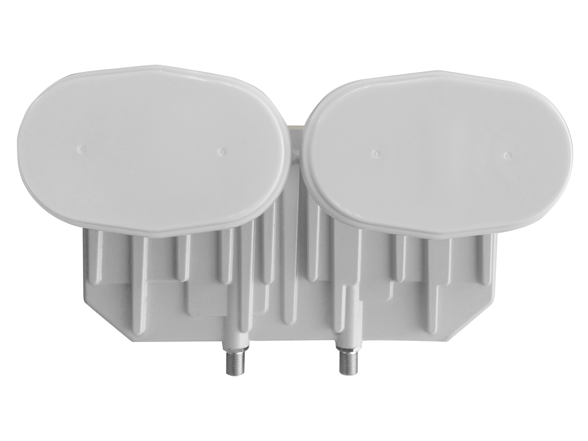 Quadblock LNB doppelter Anschluss