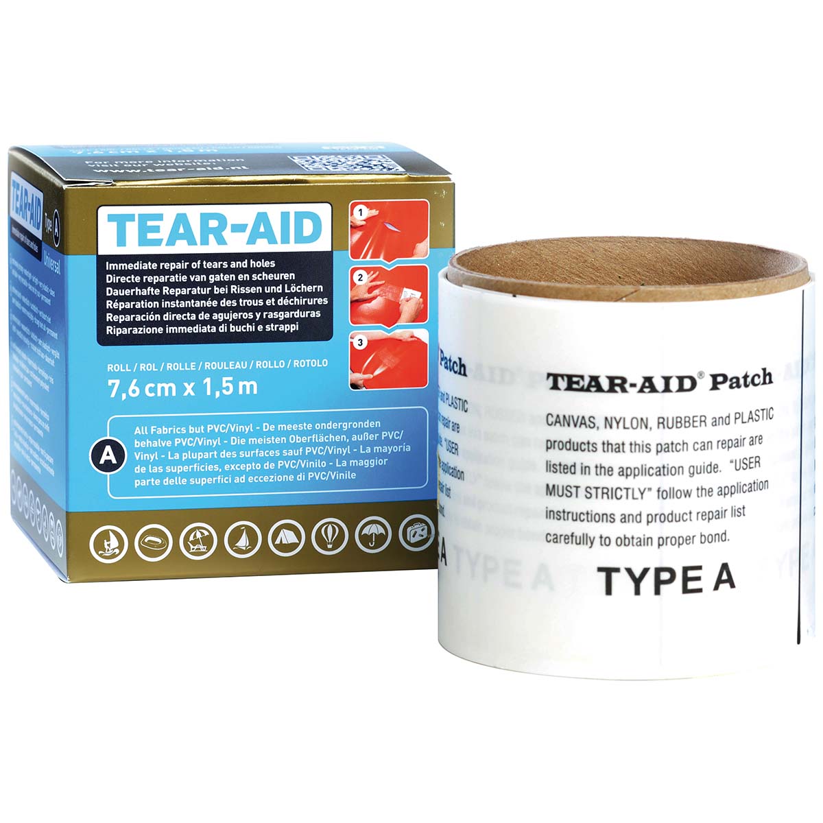 Tear-Aid Type A Reparaturrolle – 1.5m