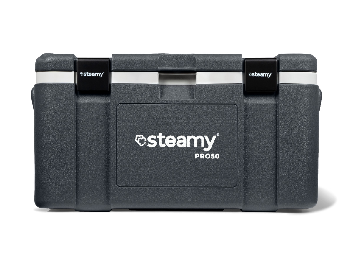 Steamy Pro 50L Kühlbox – Grey