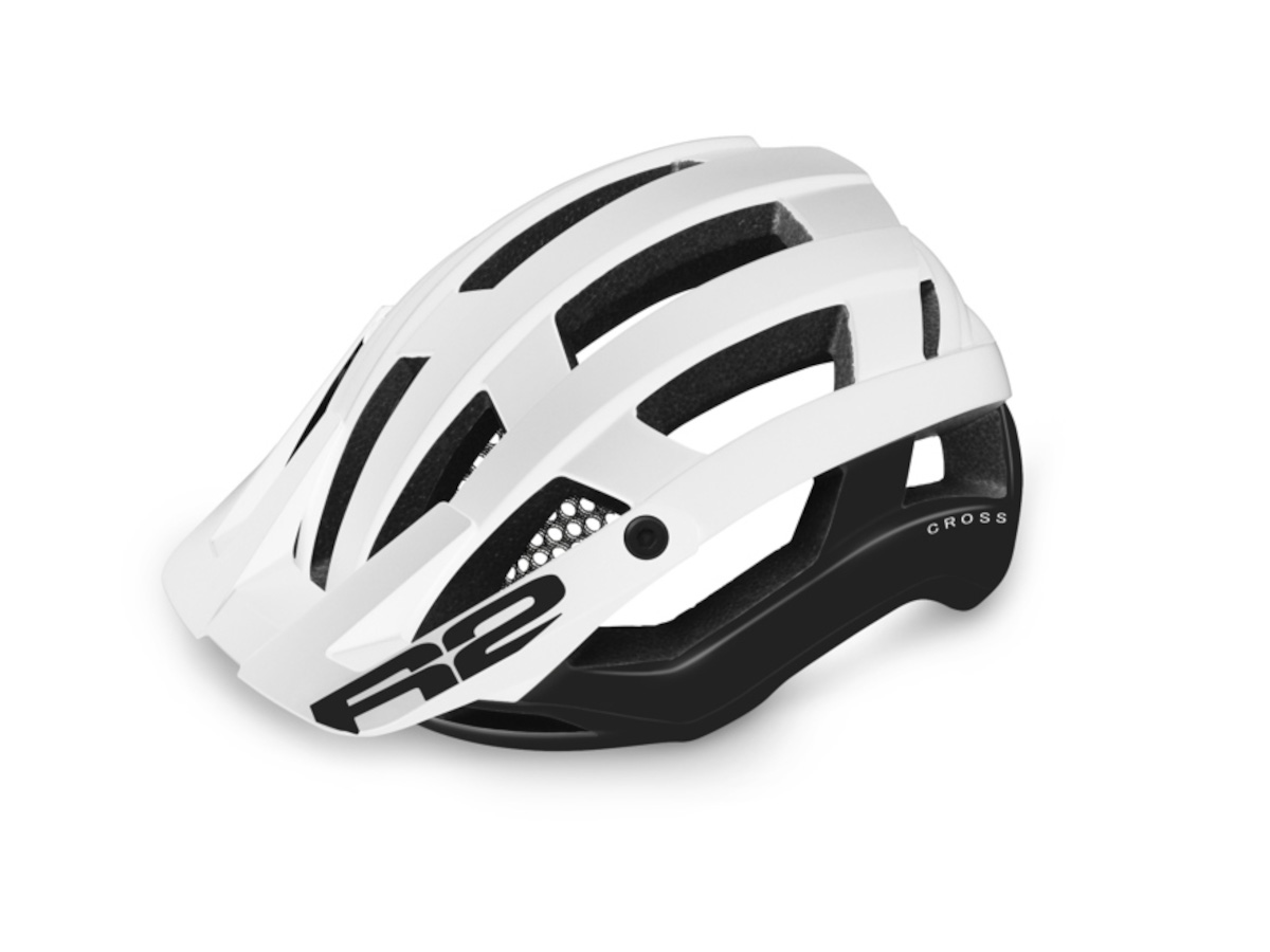 R2 Cross White Fahrradhelm – Größe S