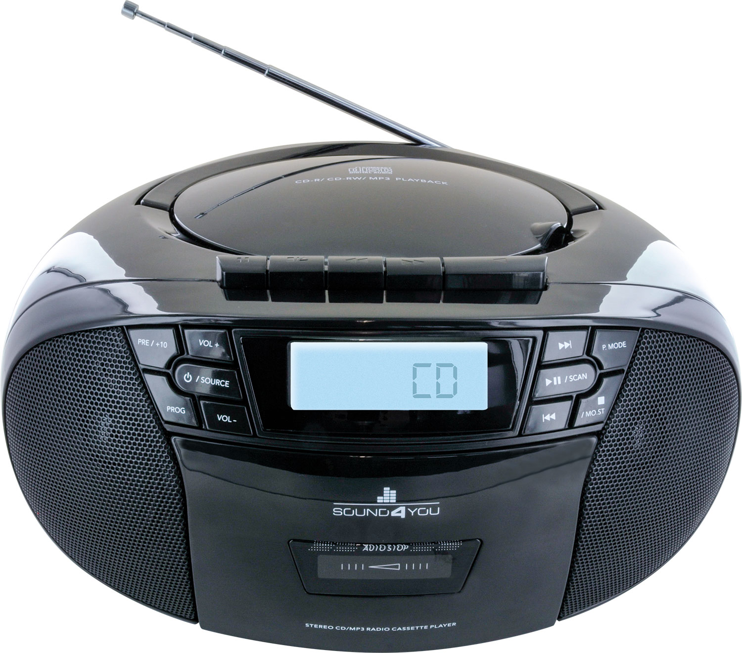 Schwaiger Tragbarer CD-Player – Black