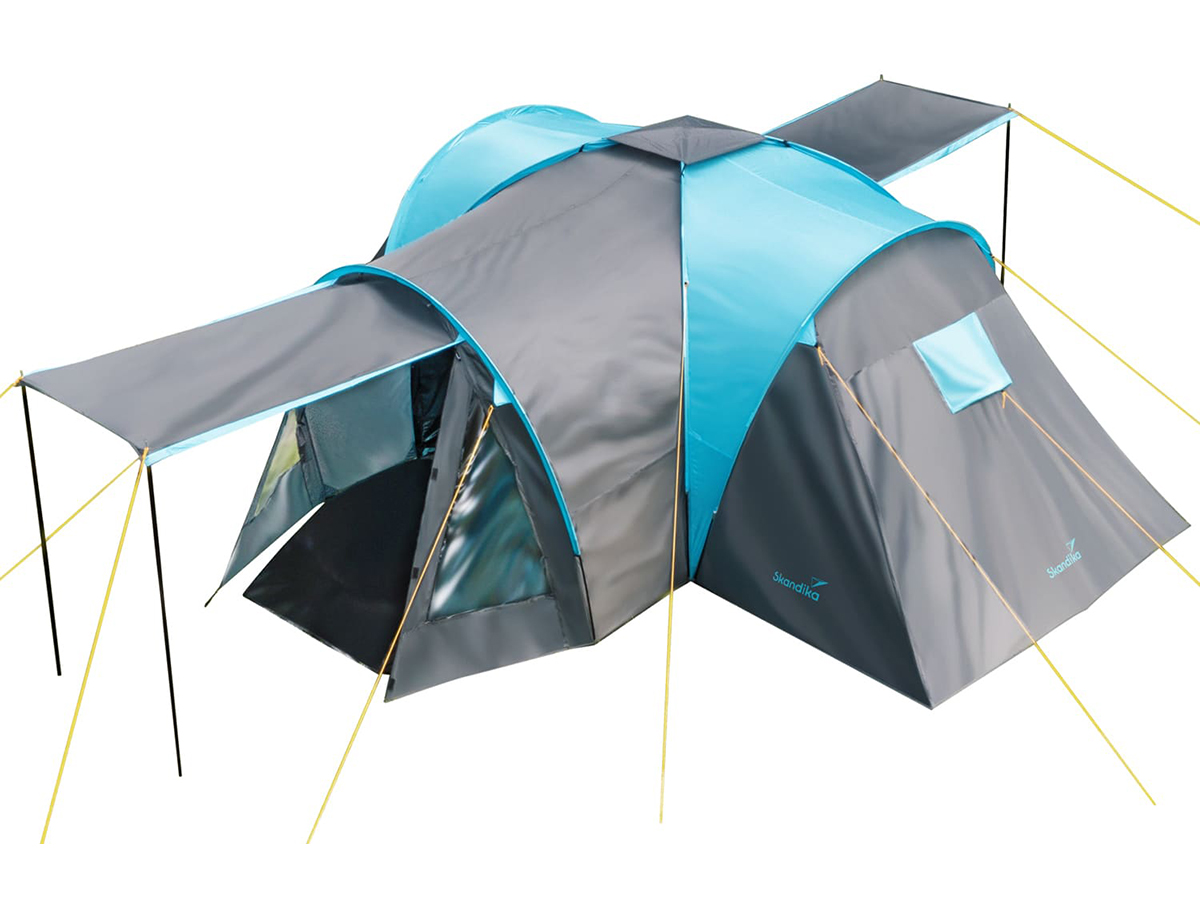 Skandika Hammerfest 6 Plus Kuppelzelt blau