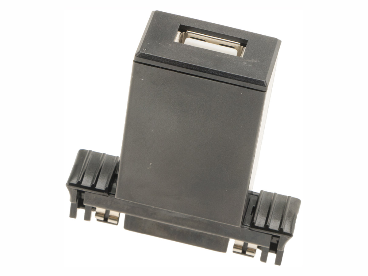 BBA Rialto USB-A-Adapter für Schiene – black