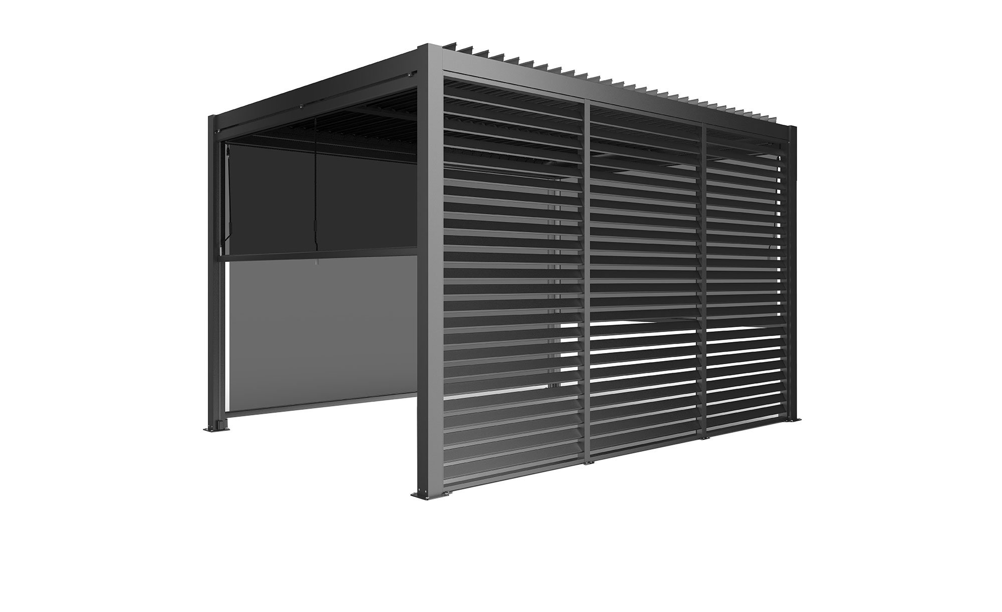 Alu-Lamellenwand  Shadow 90 x 218 cm