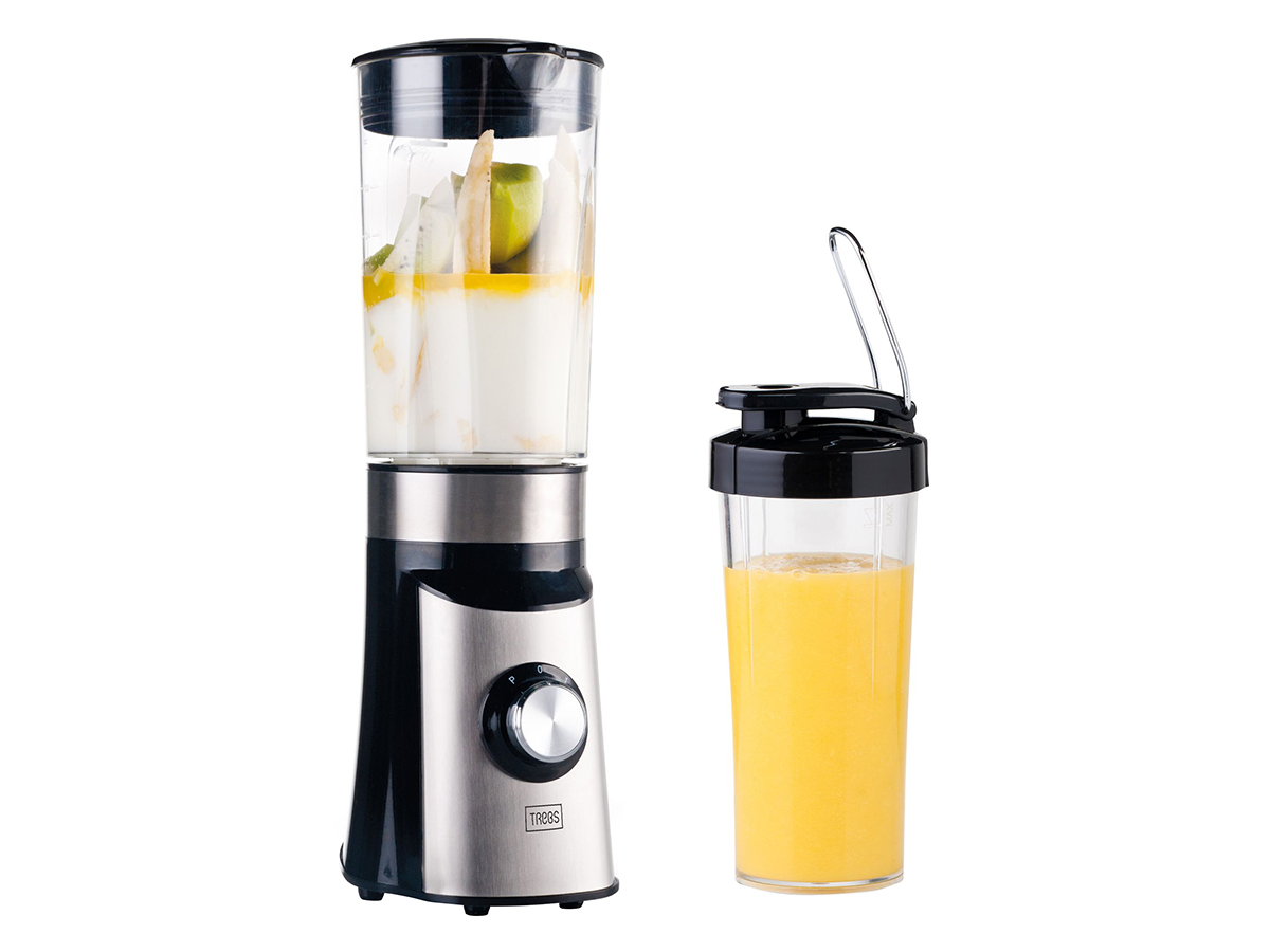 Trebs 99242 Smoothie to go Edelstahlmixer und Blender
