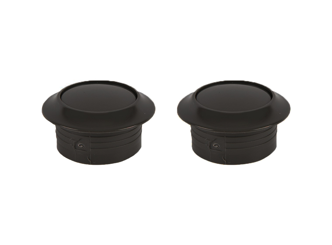 Push-Lock Knöpfe – Black