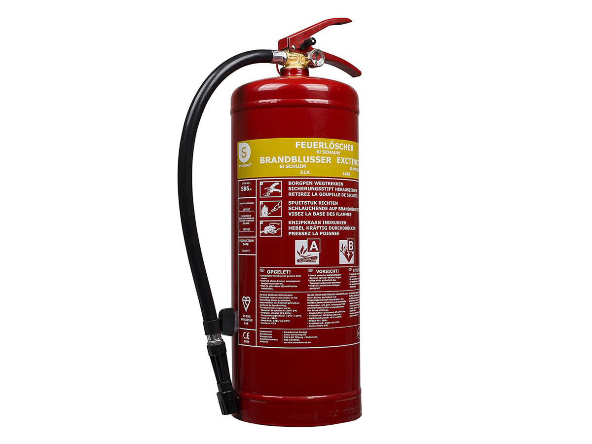 Smartwares SB6 Feuerlöscher – Red