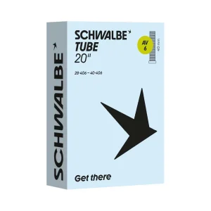 Schwalbe Fahrradschlauch AV Ventil Nr. 6 20" 40 mm 28/40-406