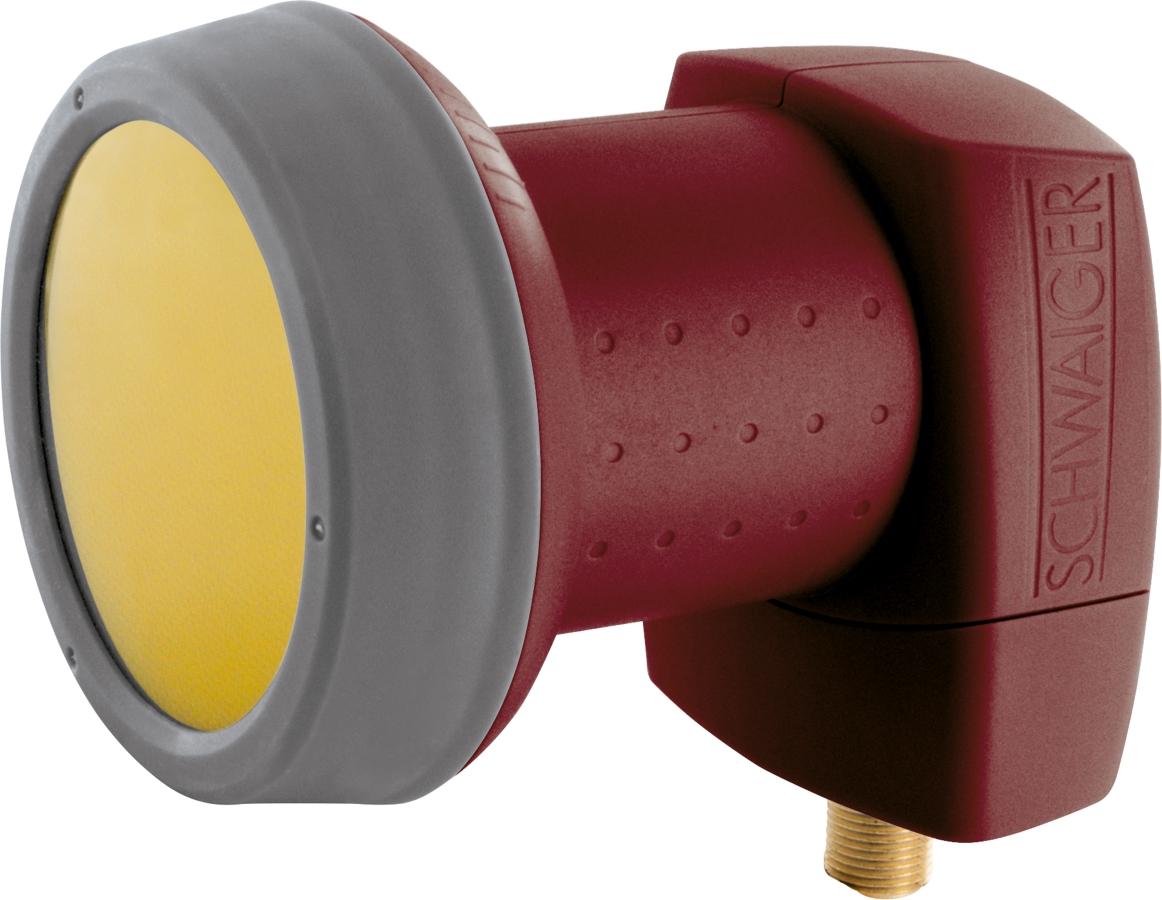 Schwaiger digitales Single LNB – Dark Red