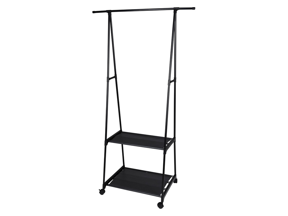 Storage Solutions Kleiderständer mit 2 Regalen
