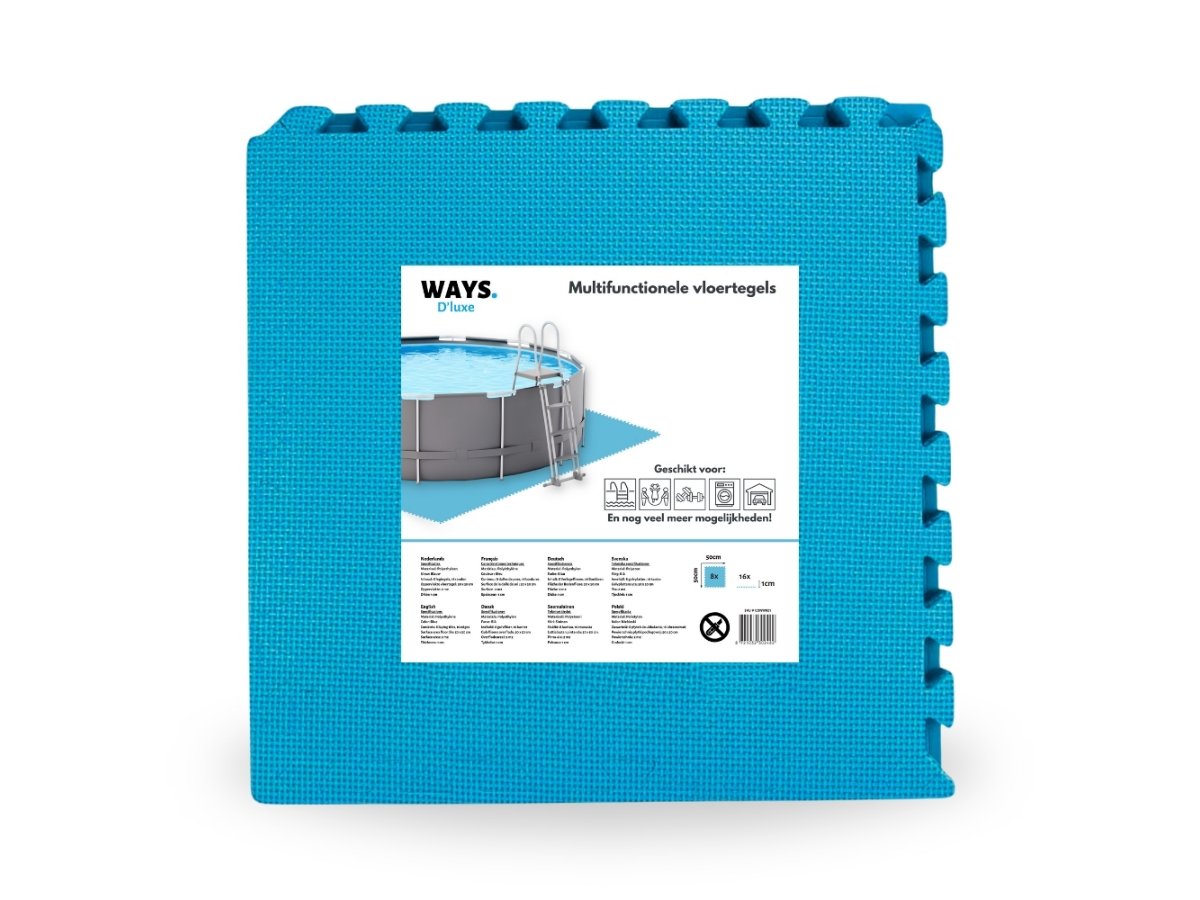 Ways d’luxe 50 x 50 cm bodenfliesen – Set von 8