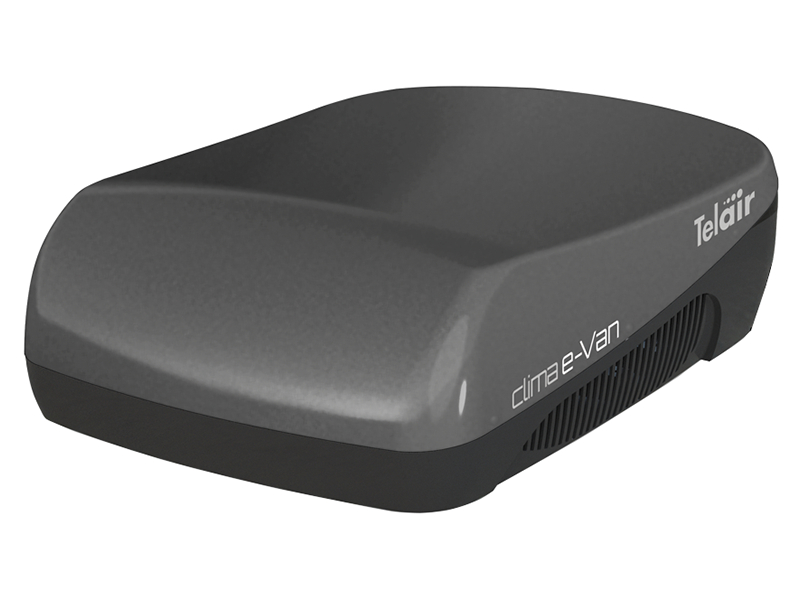 Zweite Chance Telair Teleco e-VAN 7400H schwarze Dachklimaanlage