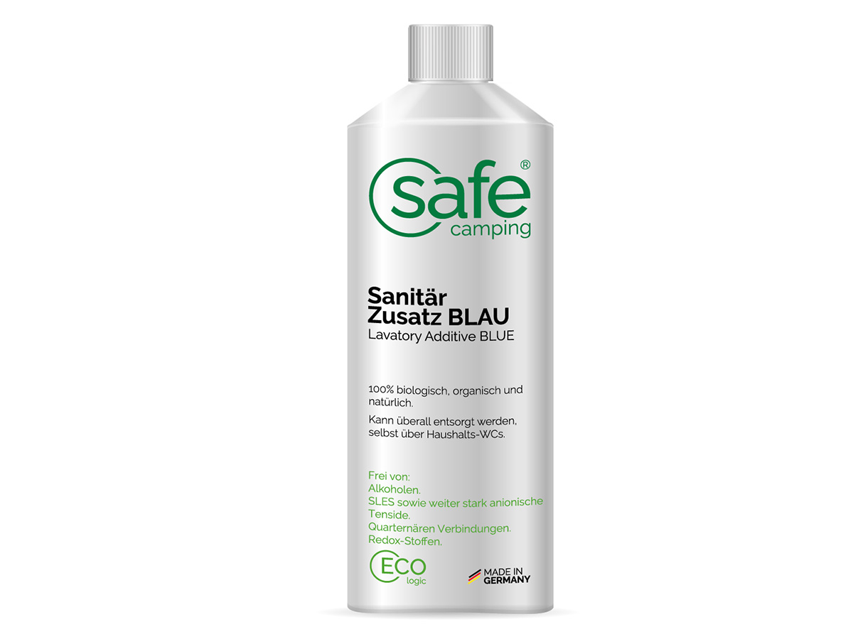 SAFE CAMPING Sanitär-Zusatz BLUE – 1000mL
