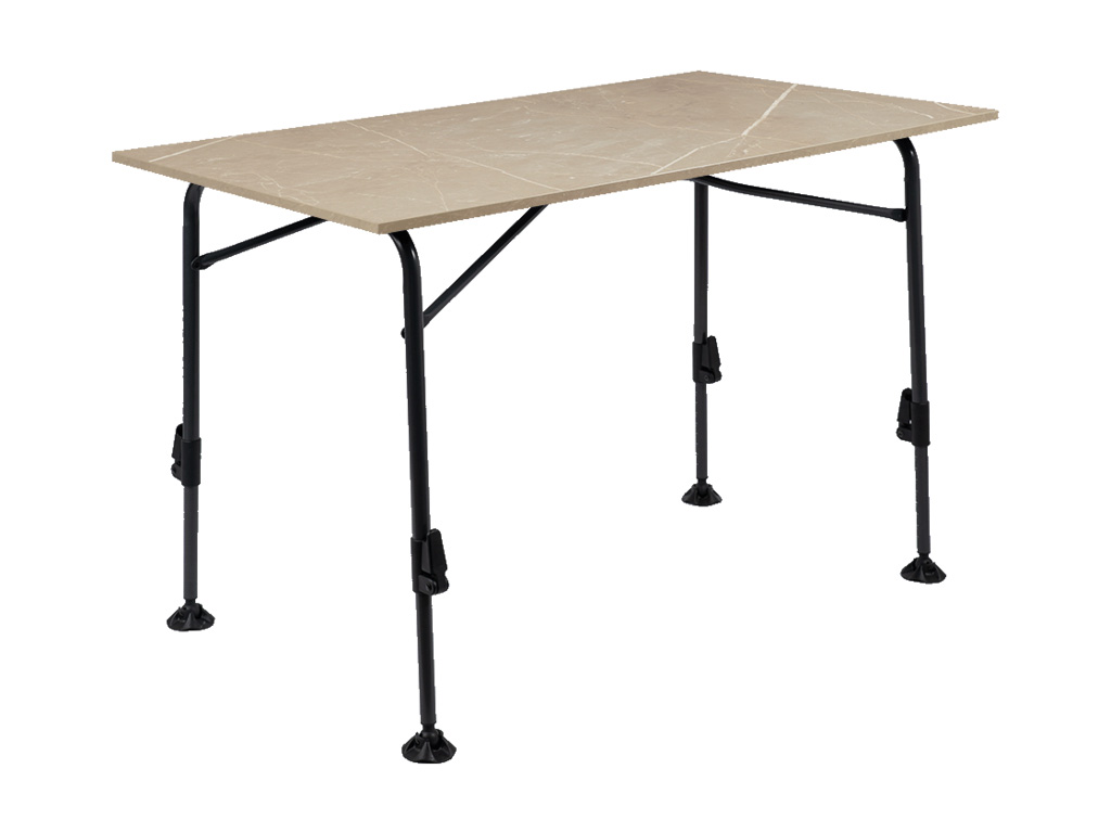 Travellife Mirano Exteriolit 80 x 60 cm Tisch – Taupe Marmor
