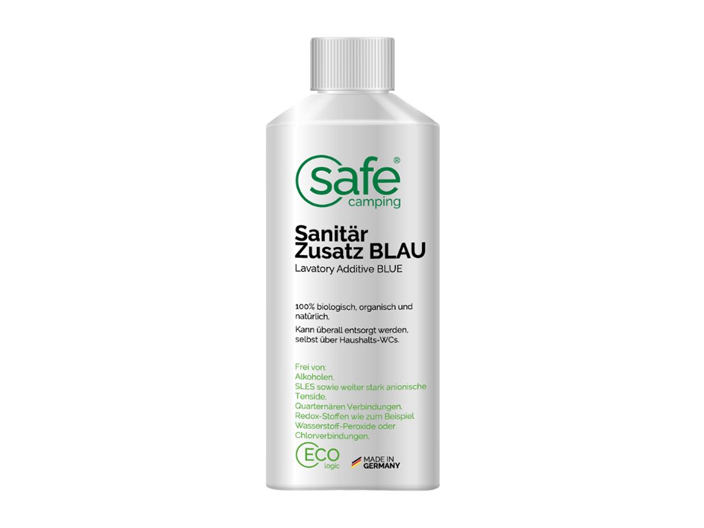 SAFE CAMPING Sanitär-Zusatz BLUE – 500mL