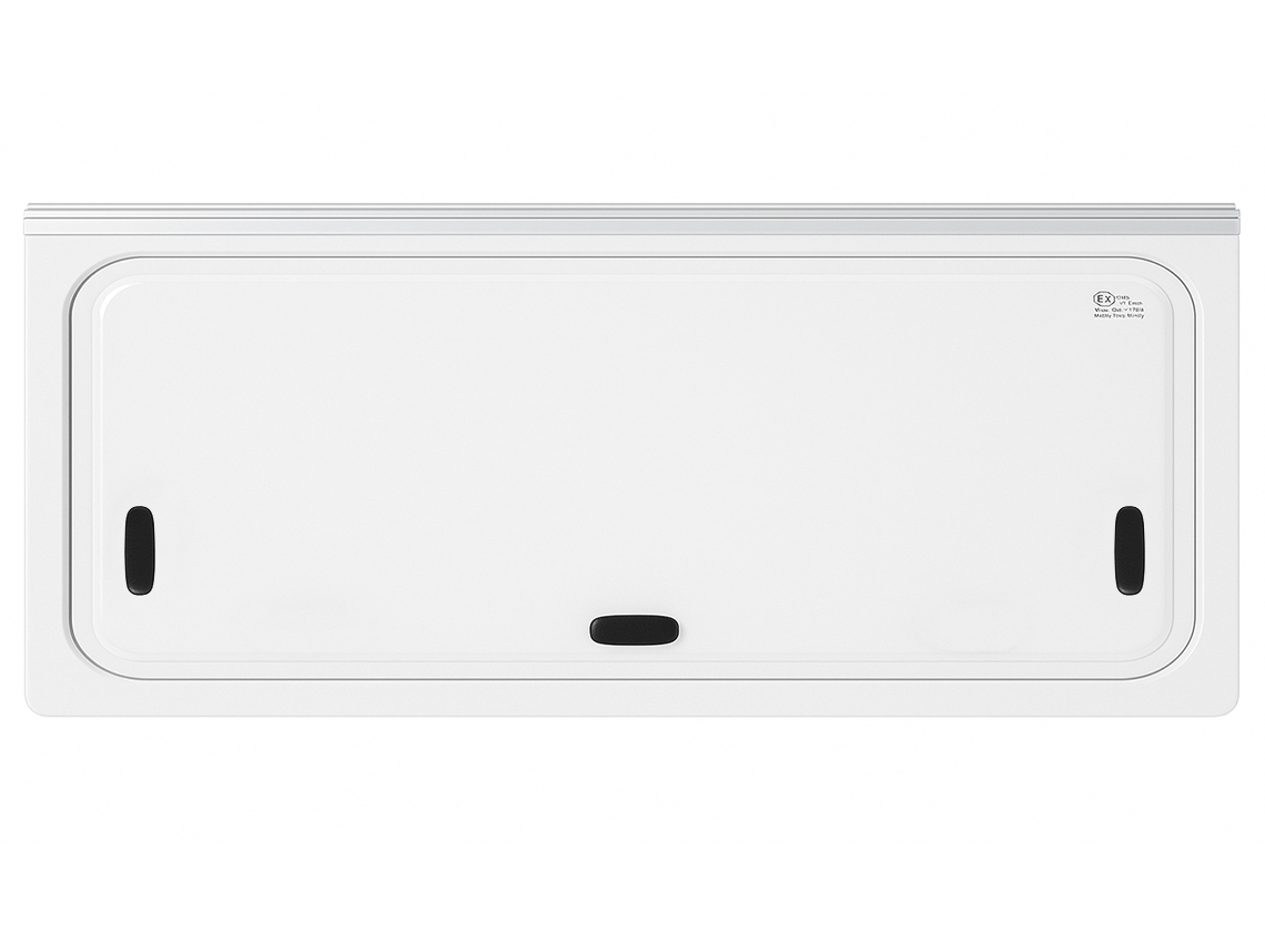 Zweite Chance NRF 1450 x 600 mm getöntes Klappfenster mit Doppelverglasung - Grey