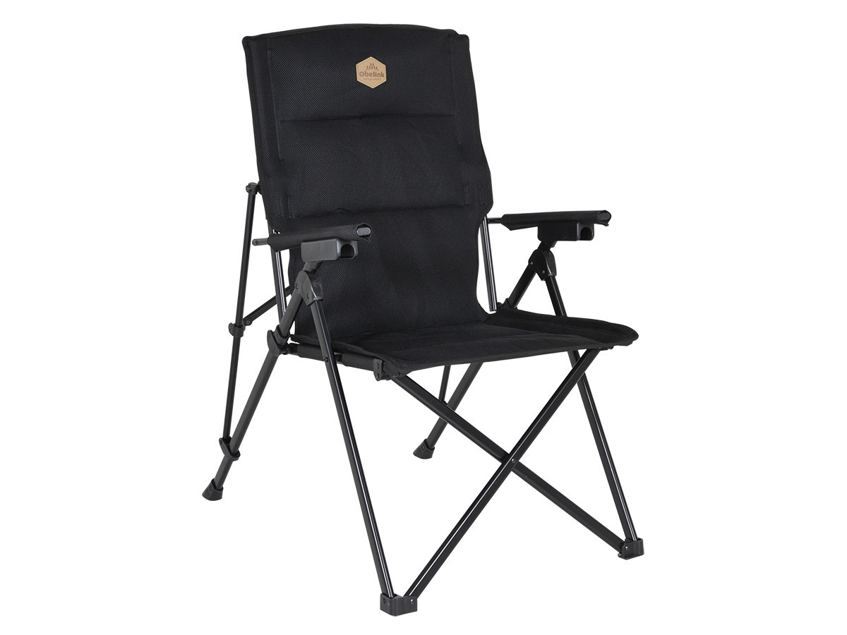 Zweite Chance Obelink Sevilla 3D verstellbarer Faltstuhl – Black