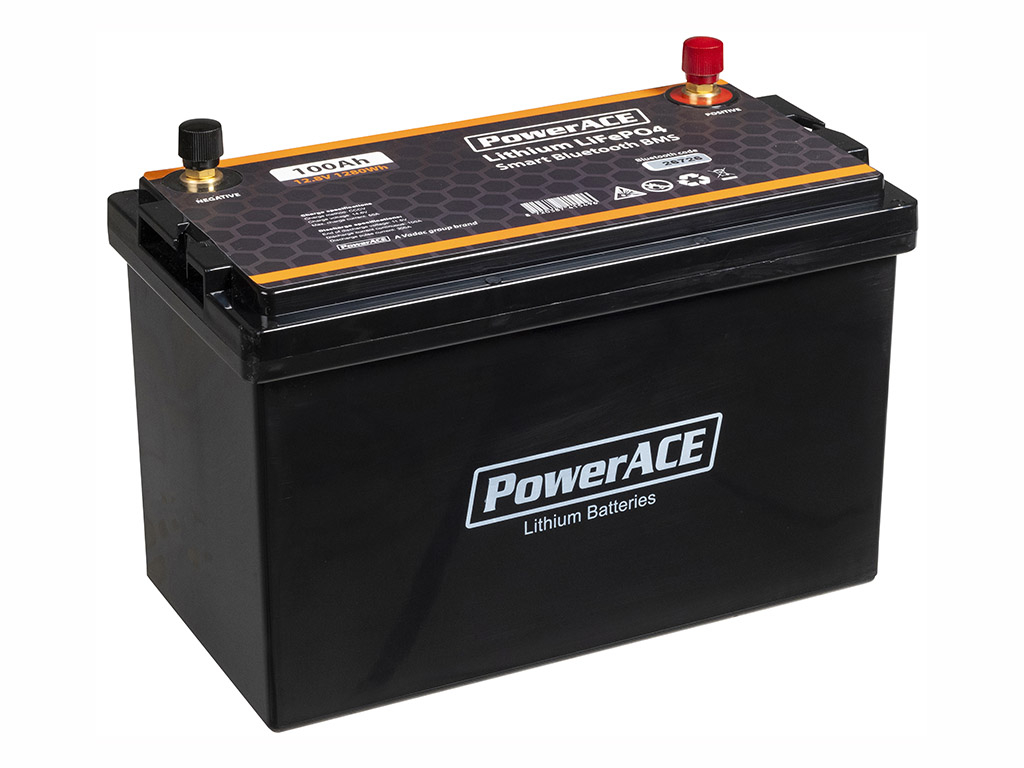 Zweite Chance Powerace Lithium 100 Ah Batterie