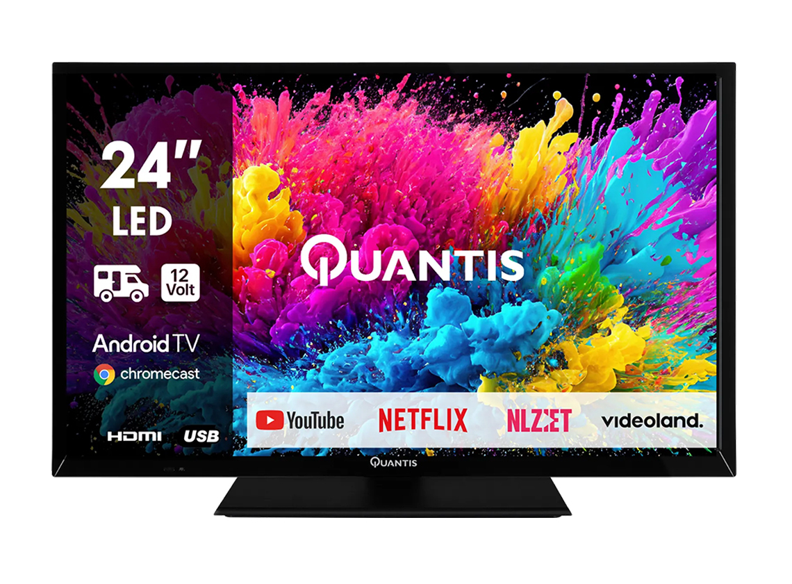 Quantis 12 & 230 Volt LED Android Smart-TV – 24"