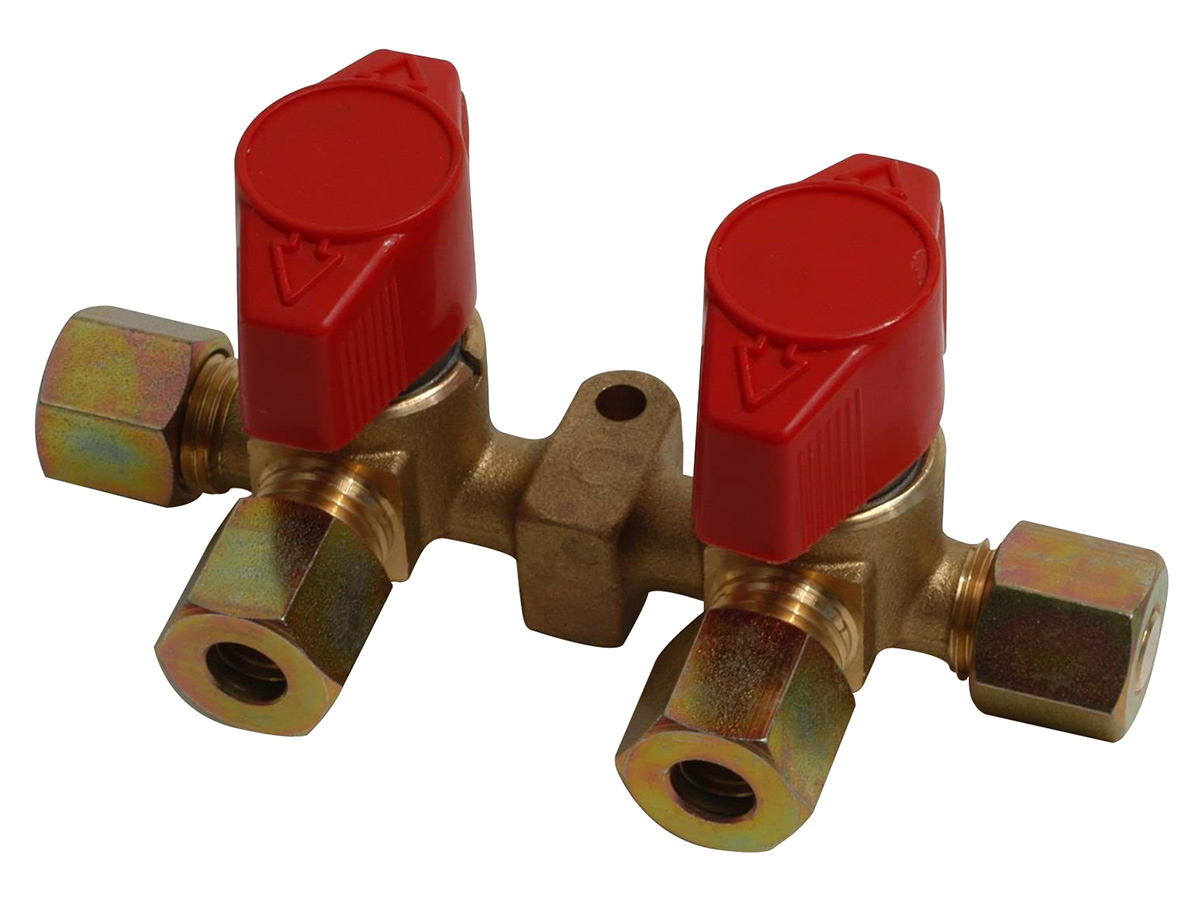 Reca 2-Wege Gasverteiler