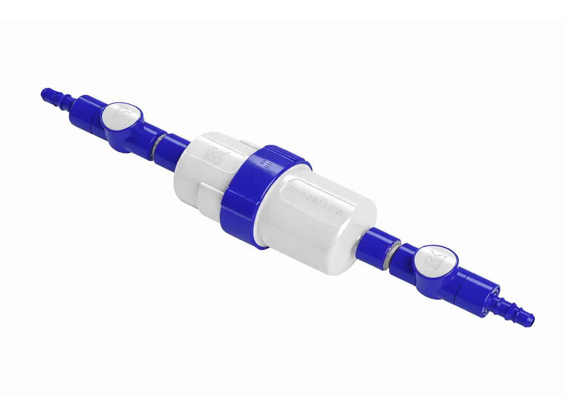 Reich Myclean doppelte Schlauchstutze Wasserfilter
