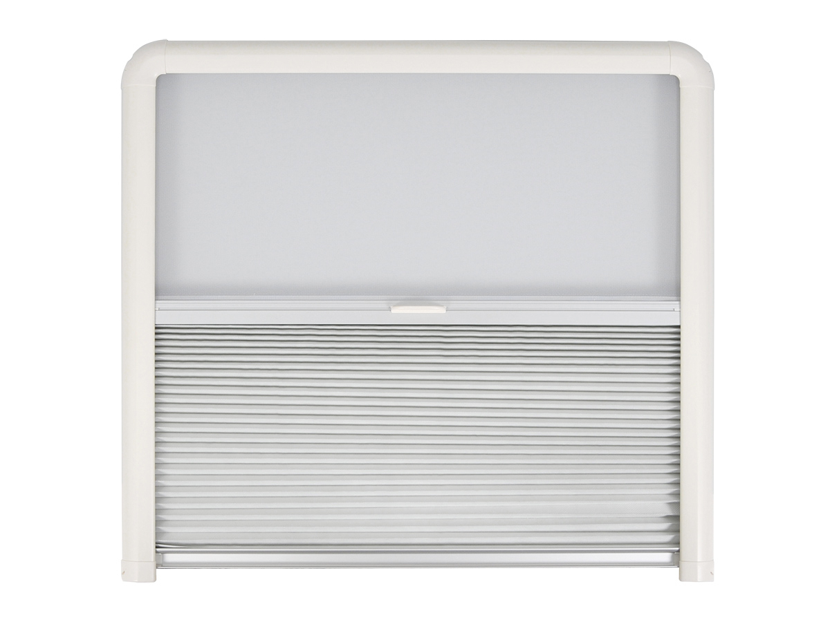 Zweite Chance Remis Remiflair IV Plissee Kombi-Rollo 1064×700 Grau