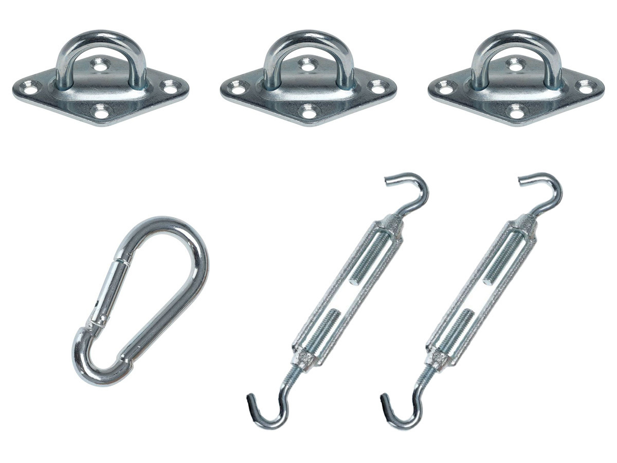 Schattentuch Accessoires-Set – 6 Stück