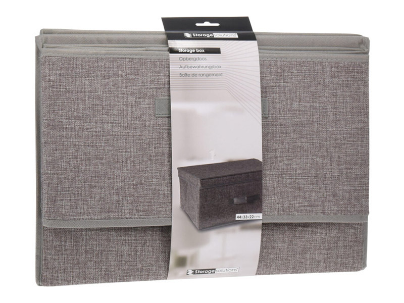 Storage Solutions Aufbewahrungsbox mit Deckel – 44 x 33 x 22 cm