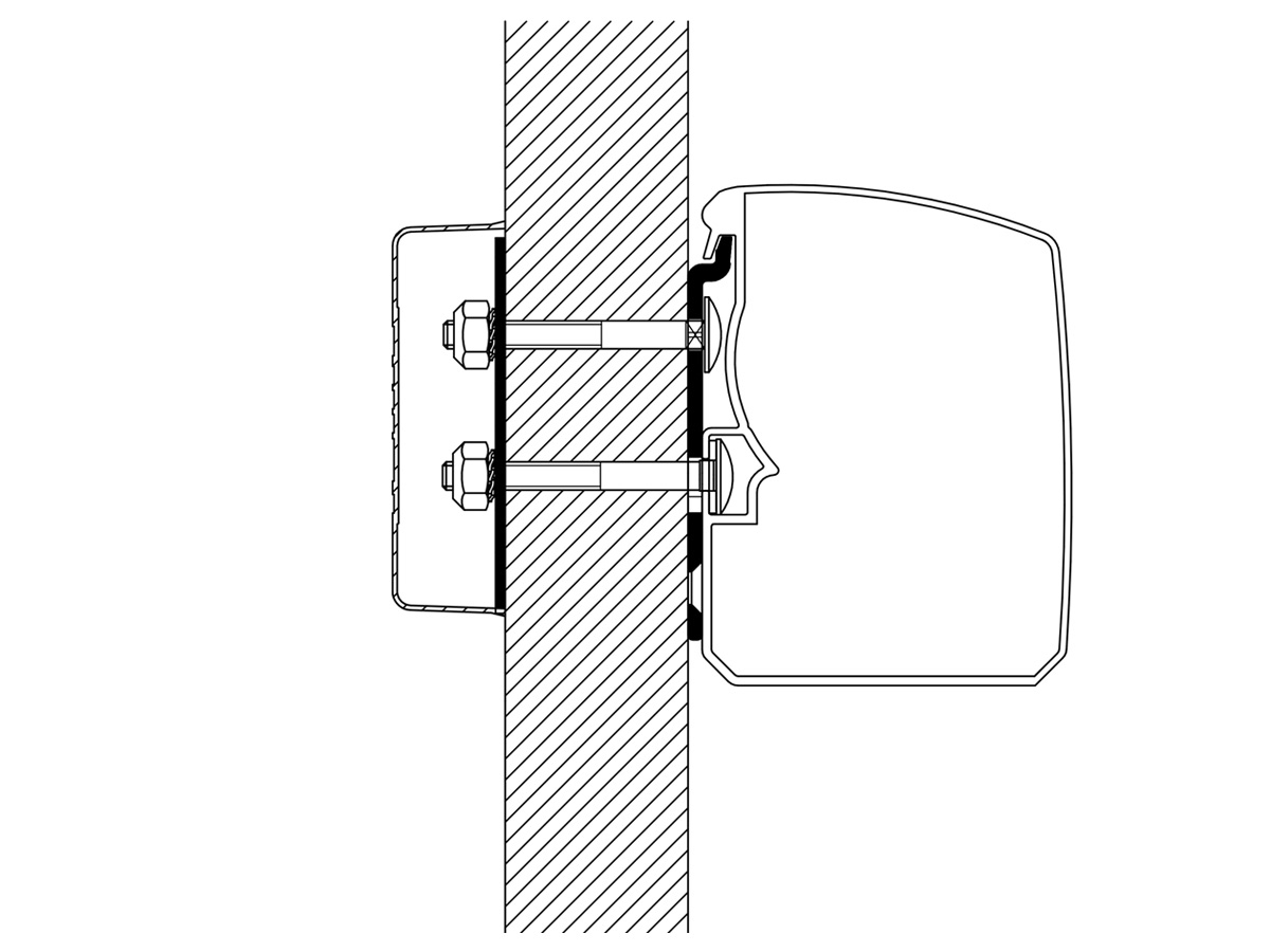 Thule Adapter 3200 Flat Wall