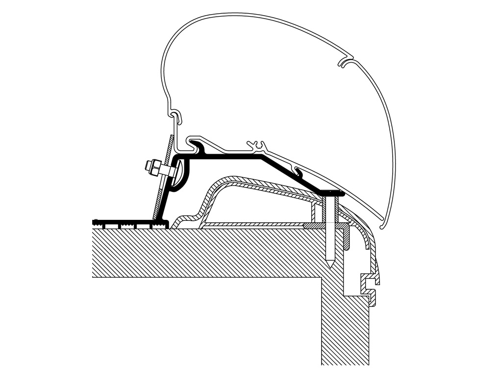 Zweite Chance Thule Adapter Hobby Premium 2012 / OnTour