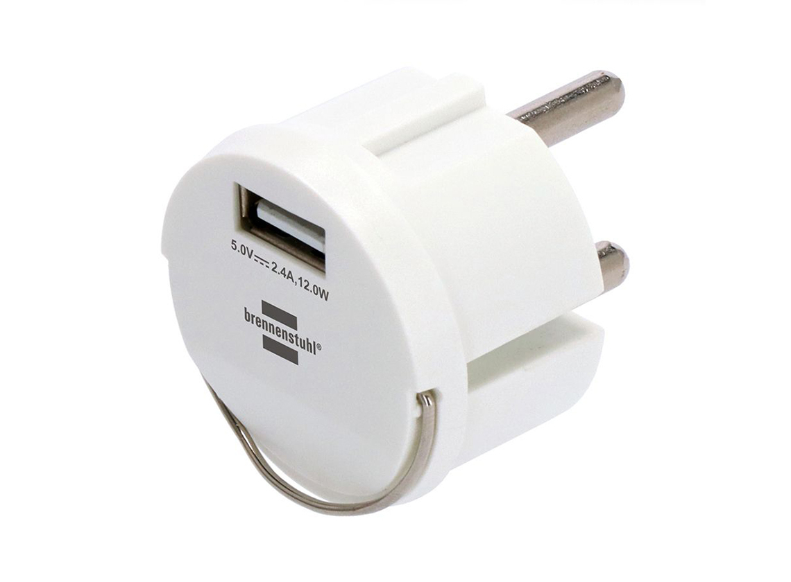 Brennenstuhl USB-Steckdosenadapter 2,4 A – White